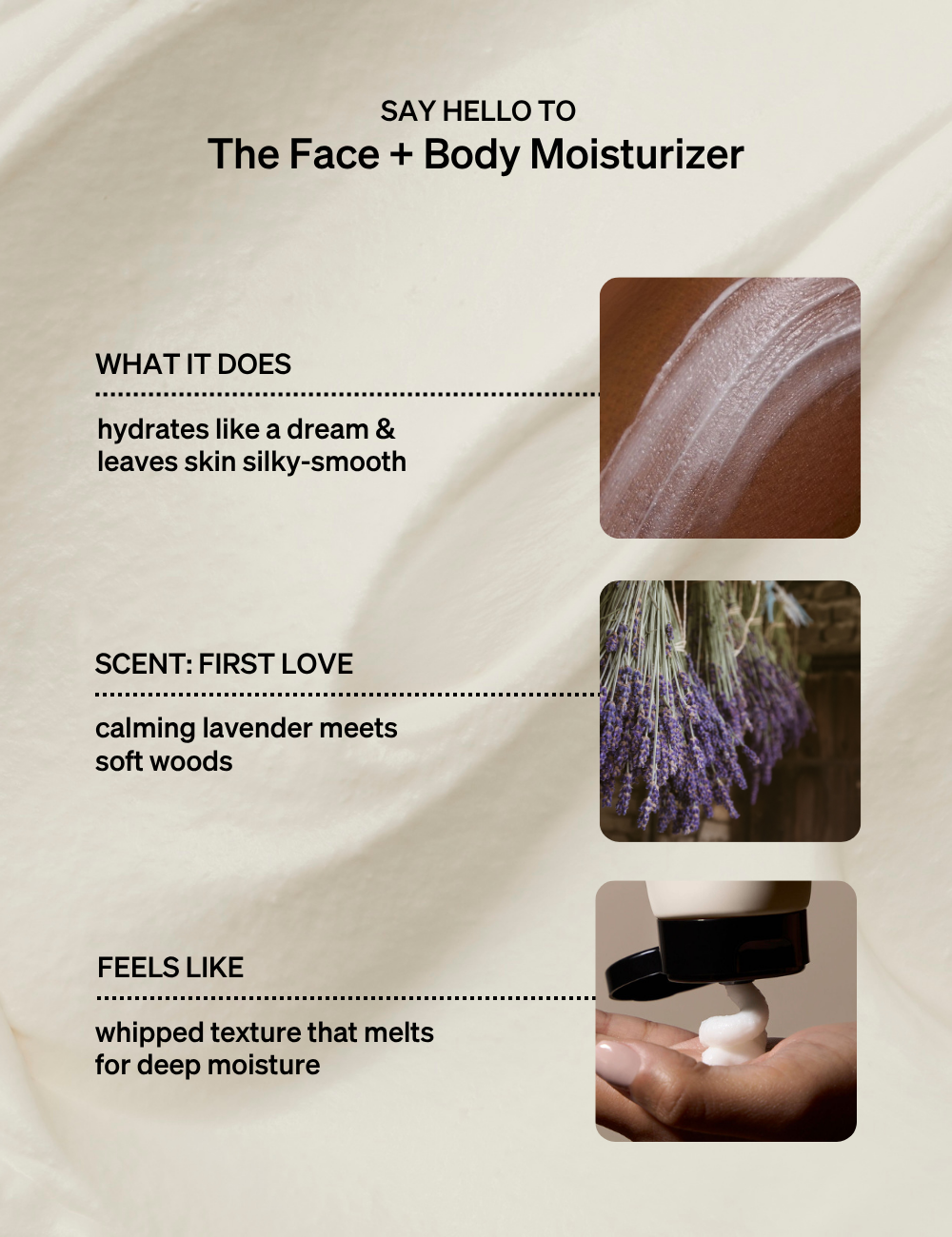 Lavender Face and Body Moisturizer for Dry Skin | Loved01 Skincare