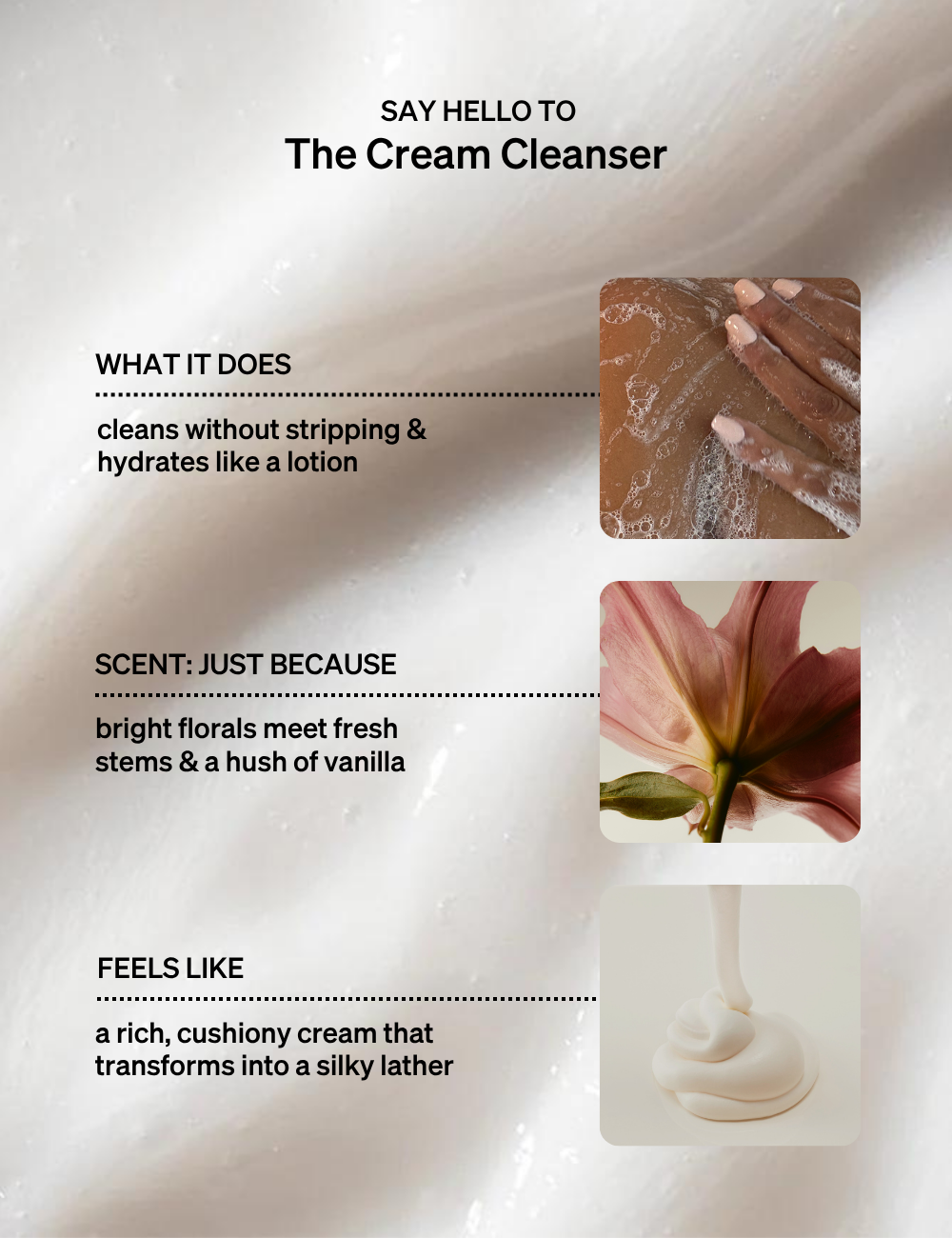 Cream Cleanser | Fresh Floral